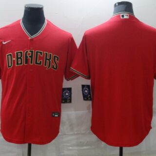 Nike Men's Arizona Diamondbacks Red Blank Coolbase Jersey