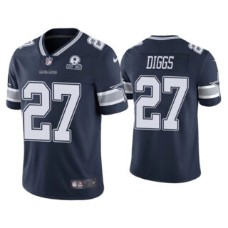 Nike Men's Cowboys #27 Trevon Diggs Navy Blue Established In 1960 Patch NFL Vapor Untouchable Limited Jersey