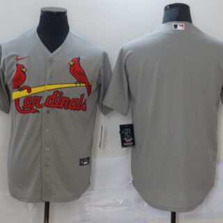 Nike Men's St. Louis Cardinals grey Blank Coolbase Jersey
