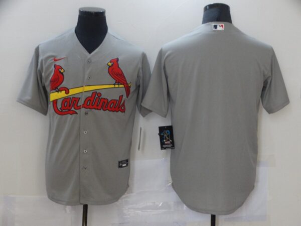 Nike Men's St. Louis Cardinals grey Blank Coolbase Jersey