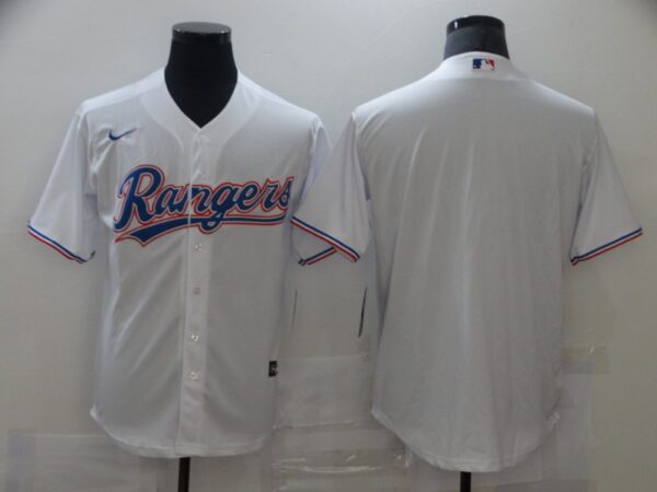 Nike Men's Texas Rangers White blank 2020 Authentic Official Team MLB Jersey