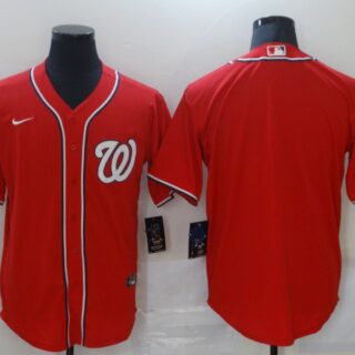 Nike Men's Washington Nationals Red Blank Coolbase Jersey