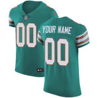 Nike NFL Miami Dolphins Vapor Untouchable Customized Elite Aqua Green Alternate Men's Jersey