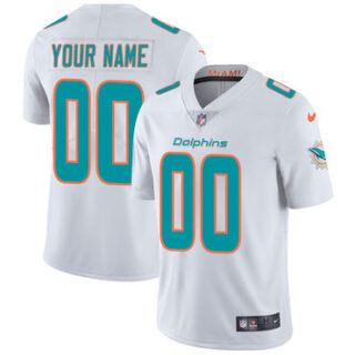 Nike NFL Miami Dolphins Vapor Untouchable Customized Limited White Road Men's Jersey