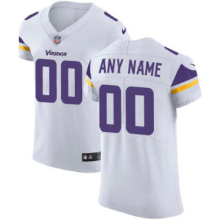 Nike NFL Minnesota Vikings Vapor Untouchable Customized Elite White Road Men's Jersey