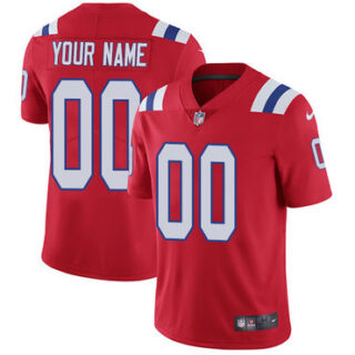 Nike NFL New England Patriots Vapor Untouchable Customized Limited Red Alternate Youth Jersey