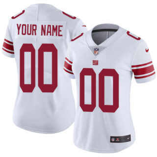Nike NFL New York Giants Vapor Untouchable Customized Limited White Road Women's Jersey