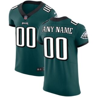 Nike NFL Philadelphia Eagles Vapor Untouchable Customized Elite Midnight Green Home Men's Jersey
