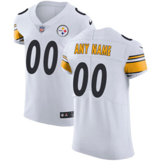 Nike NFL Pittsburgh Steelers Vapor Untouchable Customized Elite White Road Men's Jersey