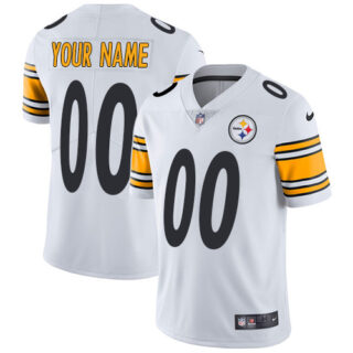 Nike NFL Pittsburgh Steelers Vapor Untouchable Customized Limited White Road Youth Jersey