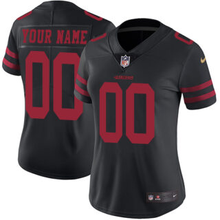 Nike NFL San Francisco 49ers Vapor Untouchable Customized Elite Black Alternate Women's Jersey