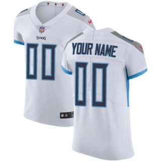 Nike NFL Tennessee Titans Vapor Untouchable Customized Elite White Road Men's Jersey