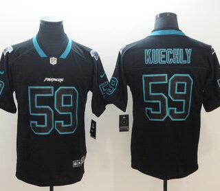 Nike Panthers 59 Luke Kuechly Black Shadow Legend Limited Jersey