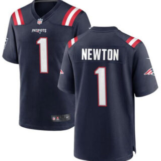 Nike Patriots 1 Cam Newton Navy Vapor Untouchable Limited Jersey