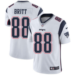 Nike Patriots #88 Kenny Britt White Men's Stitched NFL Vapor Untouchable Limited Jersey
