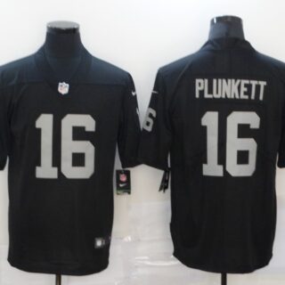Nike Raiders 16 Jim Plunkett Black Vapor Untouchable Limited Jersey