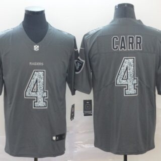 Nike Raiders 4 Derek Carr Gray Camo Vapor Untouchable Limited Jersey