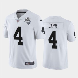Nike Raiders 4 Derek Carr White 2020 Inaugural Season Vapor Untouchable Limited Jersey