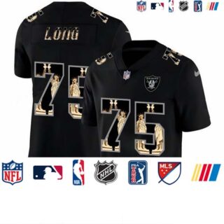 Nike Raiders 75 Howie Long Black Statue Of Liberty Limited Jersey