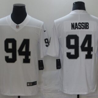Nike Raiders 94 Carl Nassib White Vapor Untouchable Limited Jersey