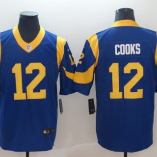 Nike Rams 12 Brandin Cooks Royal Alternate Vapor Untouchable Limited Jersey