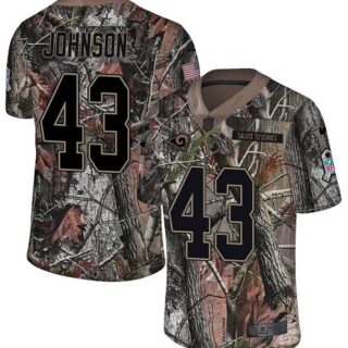 Nike Rams #43 John Johnson Camo Men's Stitched NFL Limited Rush Realtree Jersey