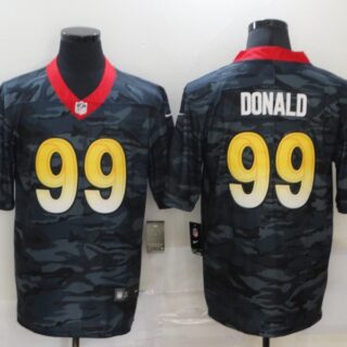 Nike Rams 99 Aaron Donald Black Camo Limited Jersey
