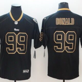 Nike Rams 99 Aaron Donald Black Shadow Legend Limited Jersey