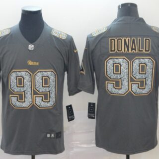 Nike Rams 99 Aaron Donald Gray Camo Vapor Untouchable Limited Jersey