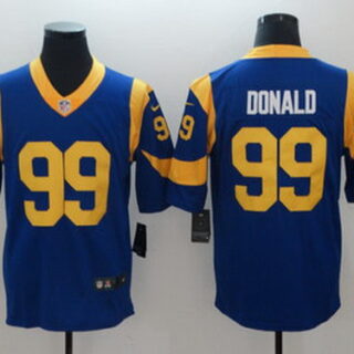 Nike Rams 99 Aaron Donald Royal Vapor Untouchable Limited Jersey