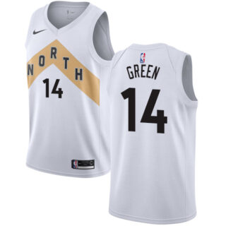 Nike Raptors #14 Danny Green White NBA Swingman City Edition 2018 19 Jersey