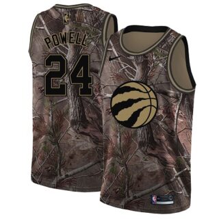 Nike Raptors #24 Norman Powell Camo Women's NBA Swingman Realtree Collection Jersey