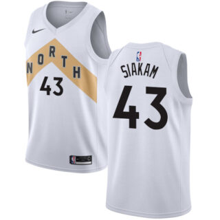Nike Raptors #43 Pascal Siakam White NBA Swingman City Edition 2018 19 Jersey