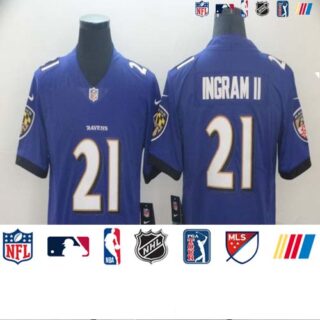 Nike Ravens 21 Mark Ingram II Purple Vapor Untouchable Limited Jersey