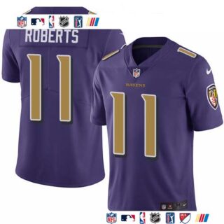 Nike Ravens #11 Seth Roberts Purple Men's Stitched NFL Limited Rush Jersey