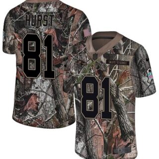 Nike Ravens #81 Hayden Hurst Camo Men's Stitched NFL Limited Rush Realtree Jersey