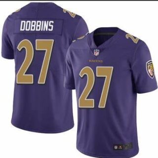 Nike Ravens 27 J.K. Dobbins Purple Vapor Untouchable Limited Jersey