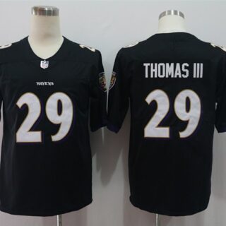 Nike Ravens 29 Earl Thomas III Black Vapor Untouchable Limited Jersey