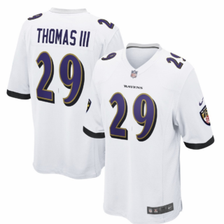 Nike Ravens 29 Earl Thomas III White Vapor Untouchable Limited Jersey