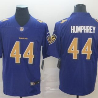 Nike Ravens 44 Marlon Humphre Purple Color Rush Limited Jersey