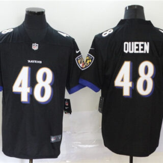 Nike Ravens 48 Patrick Queen Black 2020 NFL Draft First Round Pick Vapor Untouchable Limited Jersey