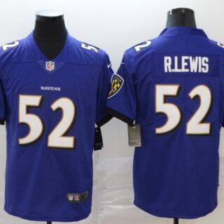 Nike Ravens 52 Ray Lewis Purple Vapor Untouchable Limited Jersey
