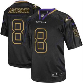 Nike Ravens 8 Lamar Jackson Black Shadow Legend Limited Jersey