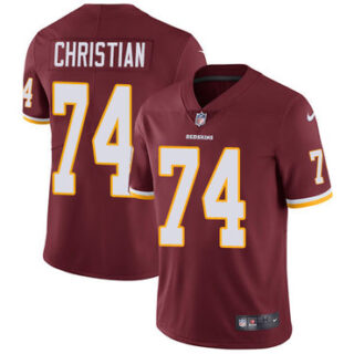 Nike Redskins #74 Geron Christian Burgundy Red Team Color Men's Stitched NFL Vapor Untouchable Limited Jersey