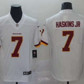 Nike Redskins 7 Dwayne Haskins Jr White Vapor Untouchable Limited Jersey