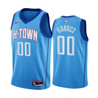 Nike Rockets #00 Rodions Kurucs Blue NBA Swingman 2020-21 City Edition Jersey