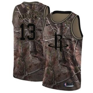 Nike Rockets #13 James Harden Camo Youth NBA Swingman Realtree Collection Jersey
