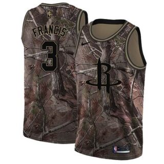 Nike Rockets #3 Steve Francis Camo NBA Swingman Realtree Collection Jersey