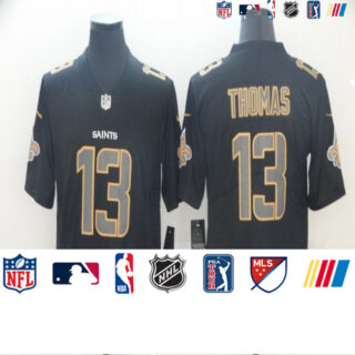 Nike Saints 13 Michael Thomas Black Impact Rush Limited Jersey