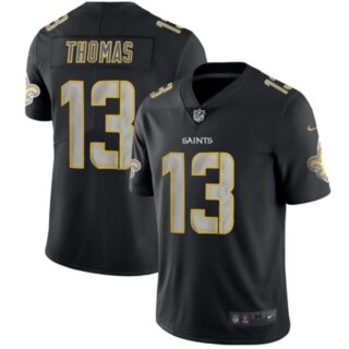 Nike Saints 13 Michael Thomas Black Impact Rush Limited Jersey